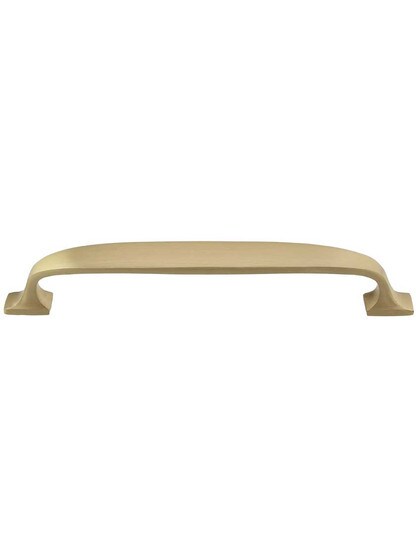 Durham Cabinet Pull - 6'' Center-to-Center in Satin Brass.